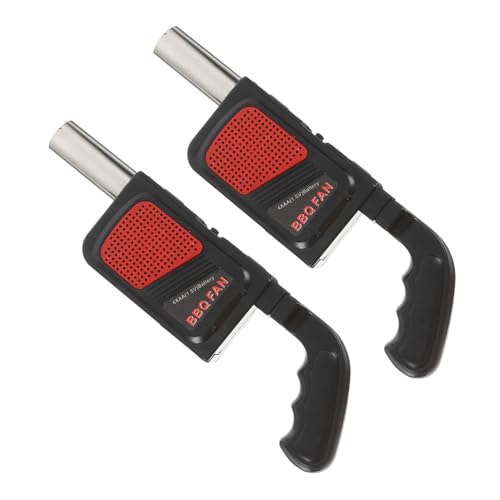 JOINPAYA 2 Stück Elektrisches Handliches Bbq gebläse mit Aa Batterien Tragbar Gleichmäßige Verbrennung für Outdoor Grillen Picknick und Camping Praktisches Feuerstarter werkzeug von JOINPAYA