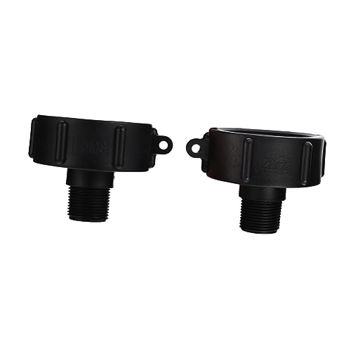 JOINPAYA 2 Stück Ibc Tank Adapter aus Langlebigem Abs Feingewinde Npt Widerstandsfähig gegen Chemikalien Tragbar und Praktisch für Schnelle Verbindung von Wasser Flüssigkeitstanks JOINPAYA 2 Stück Ibc Tank Adapter aus Langlebigem Abs Feingewinde Npt Widerstandsfähig gegen Chemikalien Tragbar und Praktisch für Schnelle Verbindung von Wasser Flüssigkeitstanks von JOINPAYA