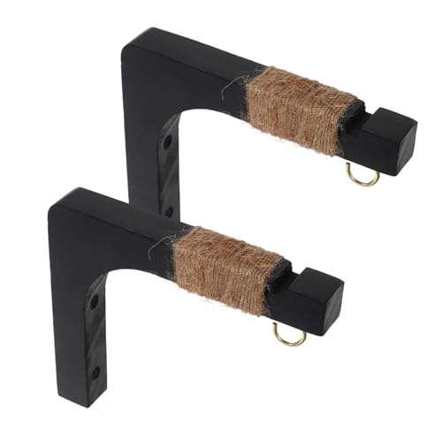 JOINPAYA 2 Stück Robuste Pflanzhaken aus Massivholz für Wandmontage Vielseitige Blumentopfhalter Laternen Windspiel-Halter Rustikale Pflanzenaufhänger für Innen und Außenbereiche Schwarz JOINPAYA 2 Stück Robuste Pflanzhaken aus Massivholz für Wandmontage Vielseitige Blumentopfhalter Laternen Windspiel-Halter Rustikale Pflanzenaufhänger für Innen und Außenbereiche Schwarz von JOINPAYA
