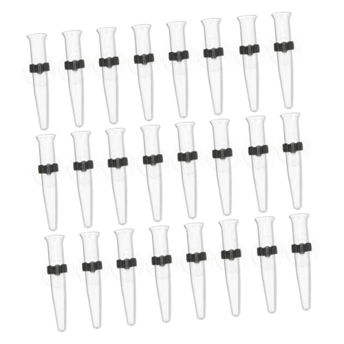 JOINPAYA 24 Stück Teiliges Klare Blumenröhrchen mit Saugnapf Wiederverwendbare Plastikhalter für Frische Blumenstiele Vielseitige Blumenvase für Floristen Nährstoffversorgung und JOINPAYA 24 Stück Teiliges Klare Blumenröhrchen mit Saugnapf Wiederverwendbare Plastikhalter für Frische Blumenstiele Vielseitige Blumenvase für Floristen Nährstoffversorgung und von JOINPAYA