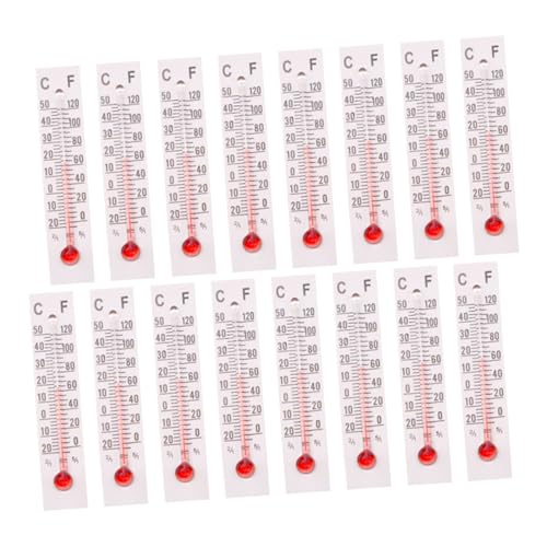 JOINPAYA 25 Stück Teiliges Miniatur-temperaturmessgerät Kleine Thermometer Modelle Handliche Puppenhaus Dekoration Glatte Oberfläche Vielseitig für Tisch Landschaftsdeko für DIY und JOINPAYA 25 Stück Teiliges Miniatur-temperaturmessgerät Kleine Thermometer Modelle Handliche Puppenhaus Dekoration Glatte Oberfläche Vielseitig für Tisch Landschaftsdeko für DIY und von JOINPAYA