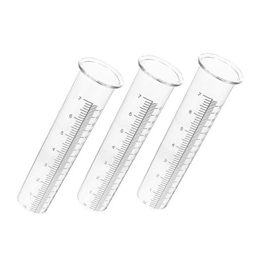 JOINPAYA 3 Stück Regenmesser Mit Klarer Regenwasserzähler Regenmesser Für Außendecks Die Gartenregenmesser Messen Für Den Garten Wassermesser Für Regen Transparent von JOINPAYA