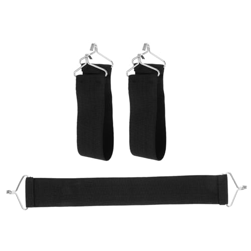 JOINPAYA 3 Stück Verstärkungsgurte für Liegestuhl Elastische Dicke Bänder mit Metallhaken Robuste Lounge Chair Straps zur Stabilisierung und Bruchschutz für Outdoor Polster Loungemöbel von JOINPAYA