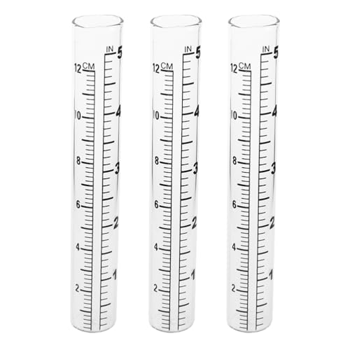 JOINPAYA 3 stücke Regenmesser Glas Ersatzrohr Frostsicher Regen Wassermesser Klar Niederschlagsmesser Rohr Für Garten Hof Rasen Im Freien JOINPAYA 3 stücke Regenmesser Glas Ersatzrohr Frostsicher Regen Wassermesser Klar Niederschlagsmesser Rohr Für Garten Hof Rasen Im Freien von JOINPAYA