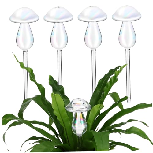 JOINPAYA 4 Stück Teiliges Selbstbewässernde Pilzförmige Glas pflanzstecker für Topfpflanzen Wetterfestes Bewässerungssystem für Innen Außenbereich Einfach zu Befüllen Verwenden JOINPAYA 4 Stück Teiliges Selbstbewässernde Pilzförmige Glas pflanzstecker für Topfpflanzen Wetterfestes Bewässerungssystem für Innen Außenbereich Einfach zu Befüllen Verwenden von JOINPAYA