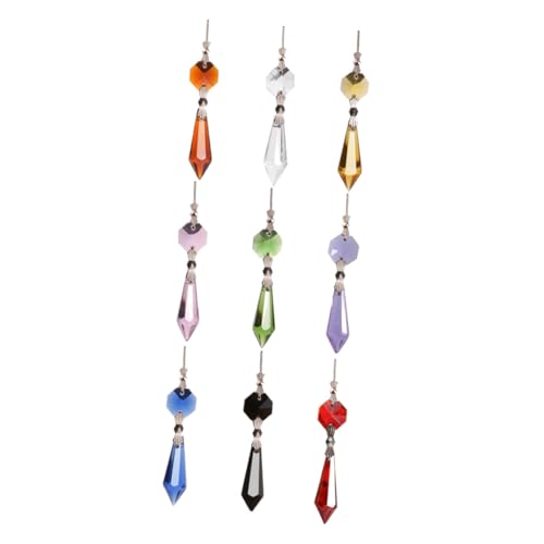 JOINPAYA 40 Stück DIY Kristallprismen Zubehör mit Achteckigem Bead für Kronleuchter Deko Langlebig und Farbenfroh für Hochzeiten und Partys JOINPAYA 40 Stück DIY Kristallprismen Zubehör mit Achteckigem Bead für Kronleuchter Deko Langlebig und Farbenfroh für Hochzeiten und Partys von JOINPAYA