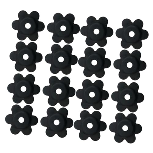 JOINPAYA 40 Stück Teiliges Flaggenmast Gummistopper Blumenform rutschfest Wetterfeste Garten Flaggenhalter für Outdoor und Indoor Stabiler Halt für Fahnenmast Vielseitig für Garten und von JOINPAYA