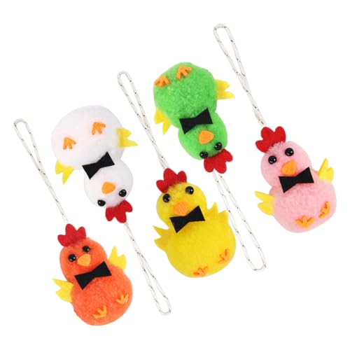 JOINPAYA 5stücke Ostern Baum Ornamente Plüsch Küken Filz Für Fröhliche Frühlingsdekorationen Im Landhausstil Party Deko Für Ostern Und Frühlingsfeste von JOINPAYA