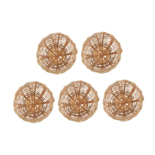 JOINPAYA 5 Stück Teiliges Holz-vogelnest Handgewebtes Vogelhaus mit Haken für Papageien Wellensittiche Kanarienvögel Vogelbrut Käfigzubehör Atmungsaktiv und Natürlich JOINPAYA 5 Stück Teiliges Holz-vogelnest Handgewebtes Vogelhaus mit Haken für Papageien Wellensittiche Kanarienvögel Vogelbrut Käfigzubehör Atmungsaktiv und Natürlich von JOINPAYA