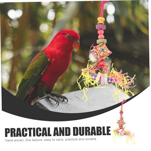 JOINPAYA 5 Stück Teiliges Papageienspielzeug aus Robustem Geflochtenem Papier für Kleine Vögel Interaktives Kauspielzeug mit Festem Haken Farbenfroh und Langlebig Geeignet für JOINPAYA 5 Stück Teiliges Papageienspielzeug aus Robustem Geflochtenem Papier für Kleine Vögel Interaktives Kauspielzeug mit Festem Haken Farbenfroh und Langlebig Geeignet für von JOINPAYA