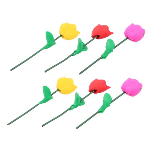 JOINPAYA 6 Stück Picks Teiliges für Puppenhaus Dekoration Künstliche Blumenarrangements für Gartenmodelle und Deko Ideen von JOINPAYA