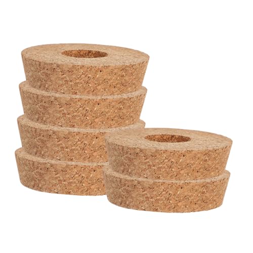 JOINPAYA 6stücke Korkdeckel Für Pflanzgefäße Aus Glas Mit Mittelloch Für Sukkulenten Und Hydrokultur JOINPAYA 6stücke Korkdeckel Für Pflanzgefäße Aus Glas Mit Mittelloch Für Sukkulenten Und Hydrokultur von JOINPAYA
