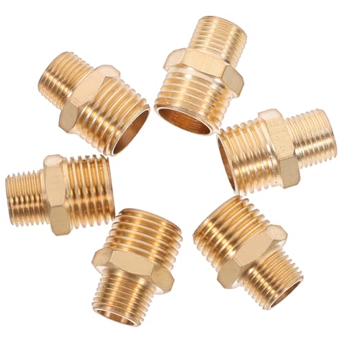 JOINPAYA 6 Stück Teiliges Schlauchadapter bis Gerade Rohrverbinder Doppelte Außengewinde Langlebig Vielseitig für Wasser Luftschläuche JOINPAYA 6 Stück Teiliges Schlauchadapter bis Gerade Rohrverbinder Doppelte Außengewinde Langlebig Vielseitig für Wasser Luftschläuche von JOINPAYA
