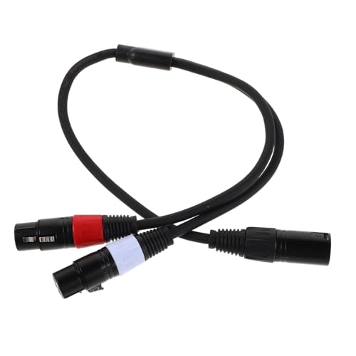 JOINPAYA Balanced Xlr Mikrofon Splitterkabel -pin Dual Xlr Adapter Kabel mit Metallsteckern für Studio Lautsprecher und Live-streaming Kristallklarer Klang Kompakt und Langlebig von JOINPAYA