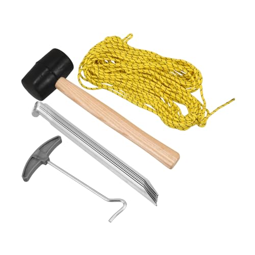 JOINPAYA Camping zubehör mit Robusten Zeltheringen Windfesten Abspannseilen und Langlebigen Zeltnägeln Vielseitig Kompatibel für Verschiedene Zeltarten und Untergründe Inklusive JOINPAYA Camping zubehör mit Robusten Zeltheringen Windfesten Abspannseilen und Langlebigen Zeltnägeln Vielseitig Kompatibel für Verschiedene Zeltarten und Untergründe Inklusive von JOINPAYA