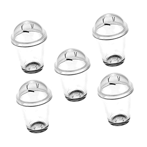 JOINPAYA Deckel Für Tassen – 5er-pack Miniatur-teetassen Mit Strohhalm Für Modellbau Und Dekorative Zwecke von JOINPAYA