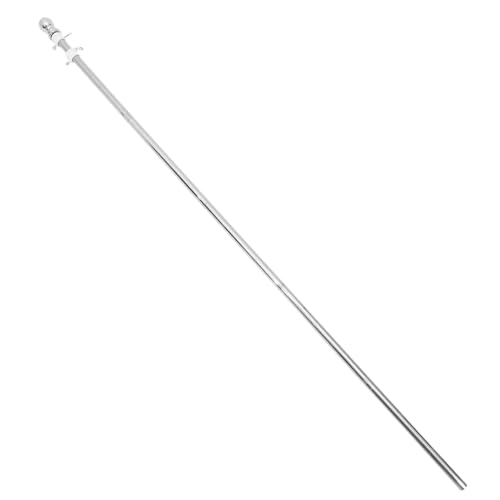 JOINPAYA Edelstahl Rotierender Fahnenmast für Garten Balkon Wandmontage Verdrehfreier Einfacher Aufbau Vielseitiger Outdoor Flaggenhalter für Haus und Dach von JOINPAYA