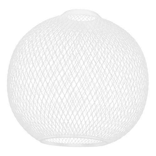 JOINPAYA Eisen Draht Lampenschirm Kugelform Hohlraum Design Metall Lampenabdeckung Retro Pendelleuchte Dekoration für Restaurant Wohnzimmer Schlafzimmer von JOINPAYA
