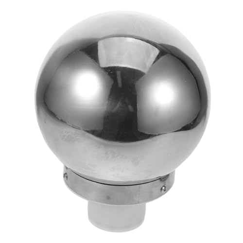JOINPAYA Flagpole Ball Topper aus Edelstahl Drehbar Wetterbeständiger Leichter und Robuster Kugel-fahnenmastaufsatz Kompatibel mit Verschiedenen Fahnenstangen für Zeremonien und Garten von JOINPAYA