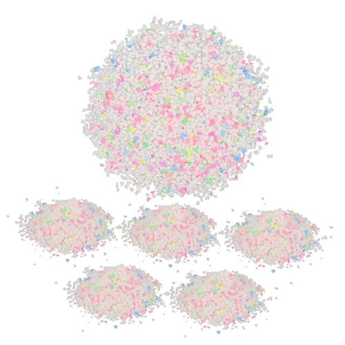 JOINPAYA Fluoreszierender Glitzersand Leuchtender Dekosand für DIY Nachtlicht projekte Bunter Sicherer Geruchloser Sand für Kreative Handarbeiten und Geschenkideen von JOINPAYA