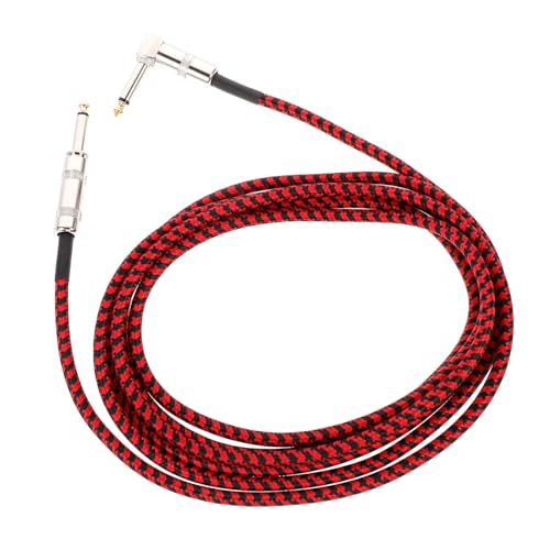 JOINPAYA Gitarrenkabel Adapter Audio Kabel Gitarre Robustes Geflochtenes Klinkenkabel Zuverlässiges Patchkabel für Gitarrenpedale Störungsfreie Signalübertragung Langlebiges von JOINPAYA