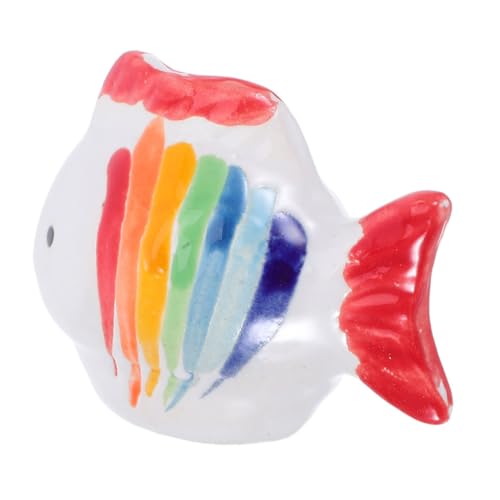 JOINPAYA Handbemalte Farbige Keramik-fischfiguren Schwimmend Naturgetreue Teich-Dekoration Langlebige Aquarium-Fische für Gartenteiche und Unterwasser-szenen JOINPAYA Handbemalte Farbige Keramik-fischfiguren Schwimmend Naturgetreue Teich-Dekoration Langlebige Aquarium-Fische für Gartenteiche und Unterwasser-szenen von JOINPAYA