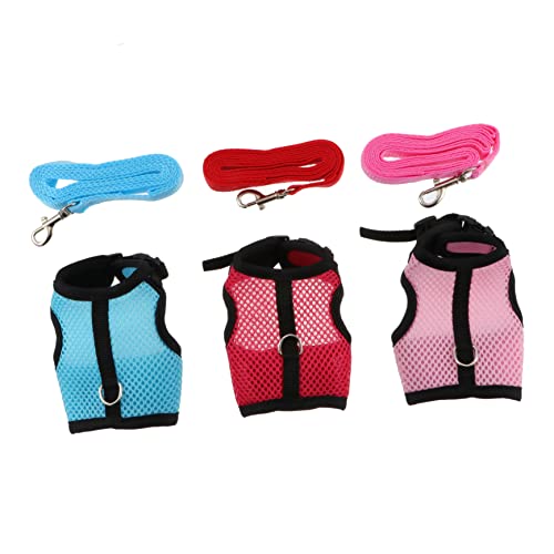JOINPAYA Bunny Weste Mit Leine Set Praktisches Geschirr Für Kleine Haustiere Wie Kaninchen Meerschweinchen Und Ratten in Pink Hellblau Für Outdoor-aktivitäten Leicht Und Bequem Zu JOINPAYA Bunny Weste Mit Leine Set Praktisches Geschirr Für Kleine Haustiere Wie Kaninchen Meerschweinchen Und Ratten in Pink Hellblau Für Outdoor-aktivitäten Leicht Und Bequem Zu von JOINPAYA