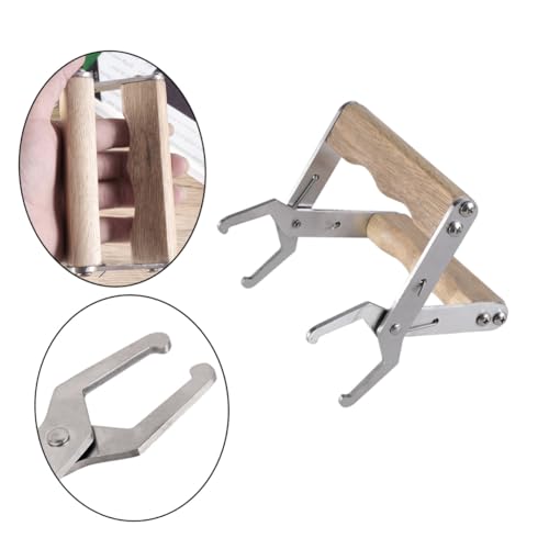 JOINPAYA Holzgriff Rahmenhalter Imkereibedarf Bee Hive Holder Rahmenheber Werkzeug zum Sicheren Greifen und Anheben von Bienenrahmen Effizientes Beekeeping Capture Grip Tool von JOINPAYA