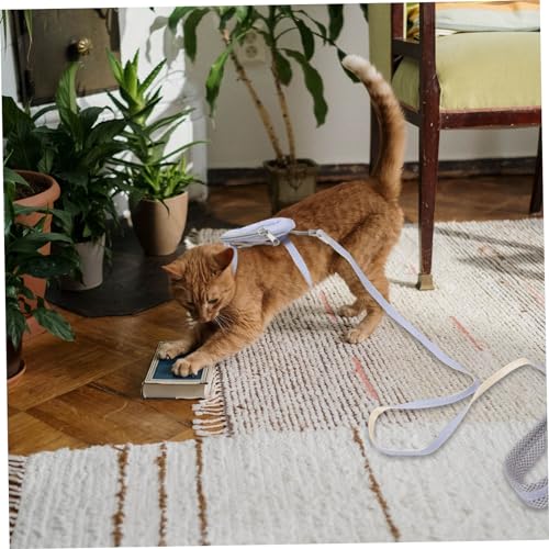 JOINPAYA Katzen Geschirr mit Rucksack Verstellbares Katzengeschirr und Leine Leichtes Ausbruchsicheres Kitten Harness für Kleine Hunde und Katzen Praktische Tierleine für und Kontrolle JOINPAYA Katzen Geschirr mit Rucksack Verstellbares Katzengeschirr und Leine Leichtes Ausbruchsicheres Kitten Harness für Kleine Hunde und Katzen Praktische Tierleine für und Kontrolle von JOINPAYA