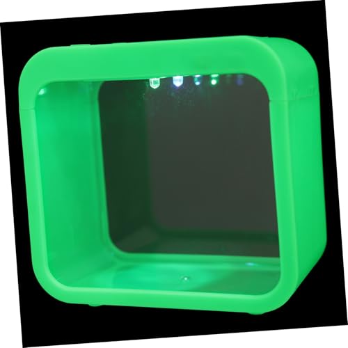 JOINPAYA Mini Betta Tank mit LED Beleuchtung Abnehmbar Transparenter Zucht Dekotank für Zuhause und Büro Geeignet als Ökologisches Landschaftsaquarium und Desktop fischbecken JOINPAYA Mini Betta Tank mit LED Beleuchtung Abnehmbar Transparenter Zucht Dekotank für Zuhause und Büro Geeignet als Ökologisches Landschaftsaquarium und Desktop fischbecken von JOINPAYA