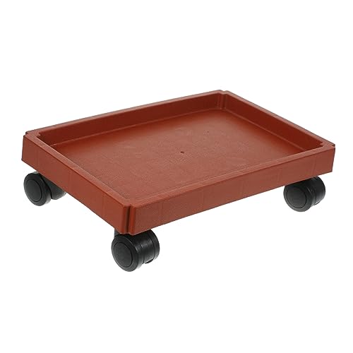 JOINPAYA Movable Pflanzenroller mit Rädern Robuster Blumentopf Untersetzer für Garten und Innenbereich für Eckige Pflanzkübel Rollbrett für Einfachen Transport Rotes Design JOINPAYA Movable Pflanzenroller mit Rädern Robuster Blumentopf Untersetzer für Garten und Innenbereich für Eckige Pflanzkübel Rollbrett für Einfachen Transport Rotes Design von JOINPAYA