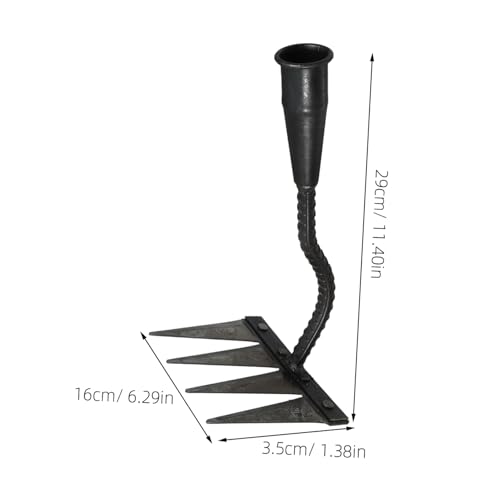 JOINPAYA Multifunktionaler Gartenzinken rechen aus Robustem Metall Scharfkantig für Unkrautentfernung und Bodenlockerung Verstärkung Geeignet für Garten Rasen und Beetpflege JOINPAYA Multifunktionaler Gartenzinken rechen aus Robustem Metall Scharfkantig für Unkrautentfernung und Bodenlockerung Verstärkung Geeignet für Garten Rasen und Beetpflege von JOINPAYA