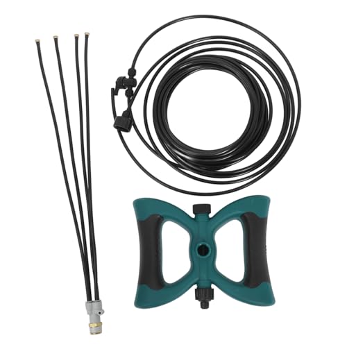 JOINPAYA Outdoor Sprühnebel kühlsystem Gartenschlauch Verlängerung Eu Standard Freistehend Tragbar für Garten Terrasse Effektive Kühlung bei Heißen Tagen Flexibel Positionierbar ohne von JOINPAYA