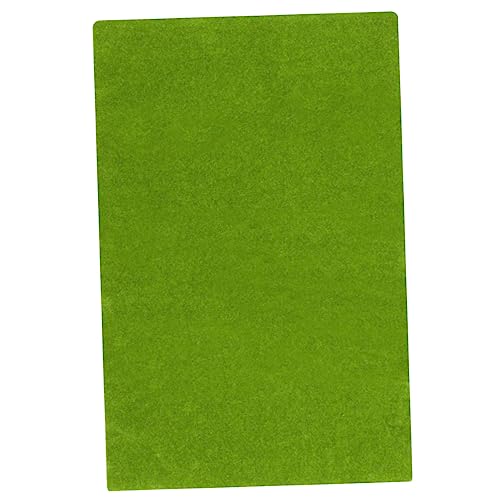 JOINPAYA Rasenpapiermodell Gebäude falsches Kunsthandwerk aus DIY Rasenpapier Hobby drinnen Rasenmatten-Modell Kunstrasenmatte Modell Machen Sandtischmodell Modell Rasen Grün von JOINPAYA