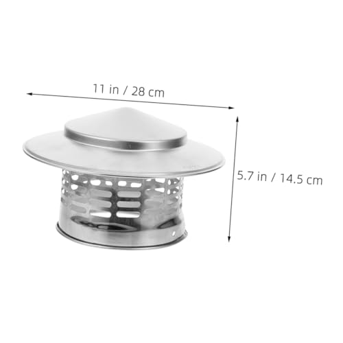 JOINPAYA Schornsteinabdeckung Regenhaube Windschutz Kaminhut Kaminabdeckung für Außenbereich Langlebig Wetterfest und Installieren von JOINPAYA