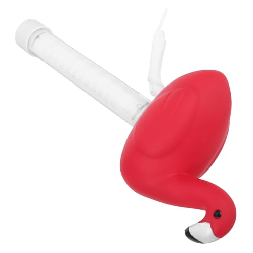 JOINPAYA Schwimmbad-Thermometer Thermometerwasser Fun Pool Thermometer schwimmend Flamingo Schwimmender Thermostat Wassertemperaturanzeige Poolthermometer Flamingo Wasserthermometer Abs rot von JOINPAYA