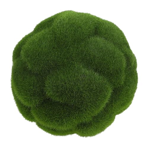 JOINPAYA Simulierter Moosball Moosgras Tischdekoration Home Accent Moosmatte Kunstrasen Teppich Simulation Kleiner Steindekorationen Moosstoff Kunstgras Display Moosteppichfaser von JOINPAYA