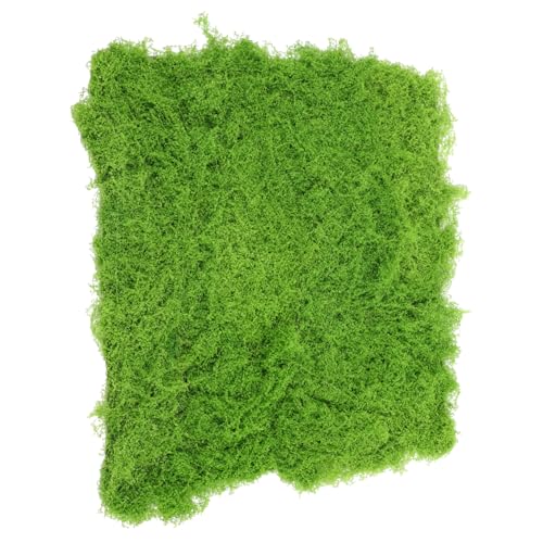 JOINPAYA Simuliertes Fadenmoos Moosdekoration Rasen Gefälschte Pflanzen Künstliche Moospflanzen Szene Groß Mini-Garten-kunstmoos Künstliche Moosmatte Farn Form Perlenbaumwolle Light Green von JOINPAYA
