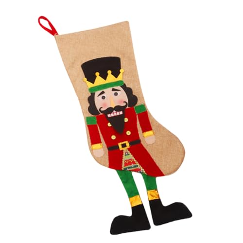 JOINPAYA Soldat Weihnachtsstrumpf Geschenktüte Krippenschmuck Cartoon-Socken Puppe von JOINPAYA