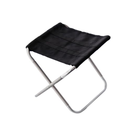 JOINPAYA Tragbarer Outdoor Klappstuhl Aluminiumlegierung Kompakt Faltbarer Campingstuhl Mittlere Silber für Angeln Picknick Garten Strand von JOINPAYA