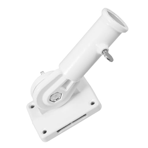 JOINPAYA Verstellbare Fahnenmast Wandhalterung Aluminiumlegierung Drehbar Fahrzeug Flaggenhalter Outdoor Langlebige Basis für Terrasse Garten Balkon von JOINPAYA