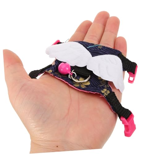 JOINPAYA Verstellbares Kleintier Geschirr mit Leine Strapazierfähiges Kaninchen Hamster Traktionsseil Komfortables S Haustier Set für Kleine Kaninchen Katzen und Meerschweinchen JOINPAYA Verstellbares Kleintier Geschirr mit Leine Strapazierfähiges Kaninchen Hamster Traktionsseil Komfortables S Haustier Set für Kleine Kaninchen Katzen und Meerschweinchen von JOINPAYA