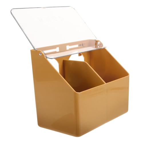 JOINPAYA Vogelfutterspender Parrot Vegetable Feeder aus Robustem Hängender Futterspender für Vogelkäfig und Baum Doppelfach Futterbox mit Großer Kapazität Geeignet für Papageien und von JOINPAYA