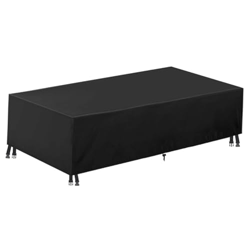 JOINPAYA Wasserdichte Oxford Gartenmöbel Abdeckung Robuste Outdoor Patio Sofa und Tisch Schutzhülle UV beständig Winddicht mit Silberner Innenschicht für Langanhaltenden Schutz JOINPAYA Wasserdichte Oxford Gartenmöbel Abdeckung Robuste Outdoor Patio Sofa und Tisch Schutzhülle UV beständig Winddicht mit Silberner Innenschicht für Langanhaltenden Schutz von JOINPAYA