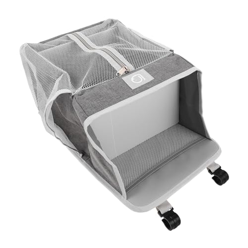 JOINPAYA Wickeltasche Hängend mit Mehreren Taschen Wasserabweisender Stoff Vielseitig Befestigbar an Kinderbett Buggy oder Bettseite Praktischer Organizer für Windeln und Pflegeutensilien von JOINPAYA