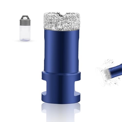 Fliesenbohrer 25mm x M14 Diamantbohrer Glasbohrer Fliesen Diamant Feinsteinzeug Bohrer für Keramik Granit Glas Porzellan Winkelschleifer von JOISIDE