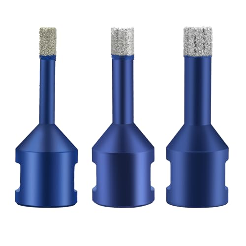 Fliesenbohrer Diamantbohrer 3 stücke Glasbohrer Fliesen Diamant Feinsteinzeug Bohrer 6 8 10mm x M14 für Keramik Granit Glas Porzellan Winkelschleifer Fliesenbohrer Diamantbohrer 3 stücke Glasbohrer Fliesen Diamant Feinsteinzeug Bohrer 6 8 10mm x M14 für Keramik Granit Glas Porzellan Winkelschleifer von JOISIDE