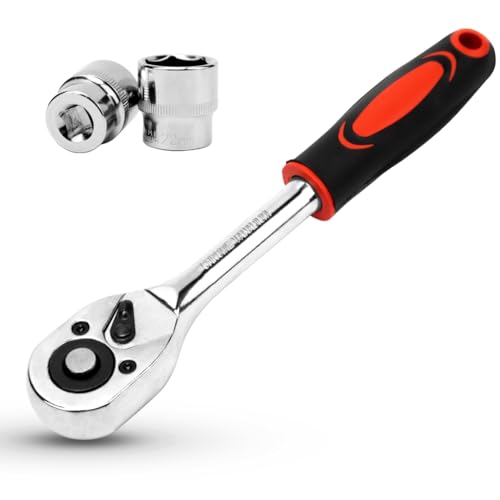 JOISIDE RatschenschlüSsel 3/8" Umschaltknarre mit Steckschlüssel 21~22mm，Steckschlüsselsatz wurde aus Chrom-Vanadium-Stahl durch die Behandlung von Galvanoplastik und thermische hergestellt von JOISIDE