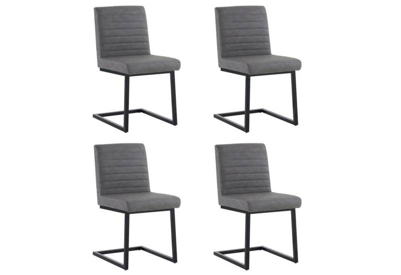 JOIVI Bürostuhl 2er Set Esszimmerstühle mit Zickzack-Beinen (Moderner Lounge-Stuhl), Kunstleder von JOIVI