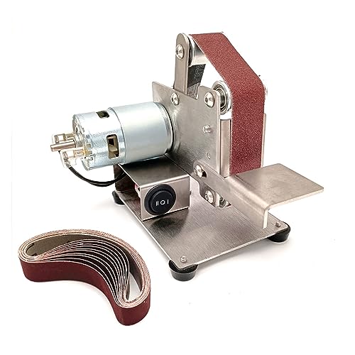 15mm/25mm Multifunktionale Grinder Mini Elektrische Band Sander DIY Polieren Schleifen Maschine Cutter Kanten Spitzer Band Sander(Type 25 belt) von JOJIDE